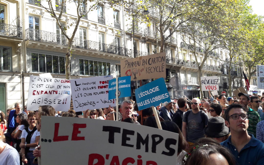 Les raisons pour lesquelles j’ai participé à la marche pour le climat du 8 septembre 2018